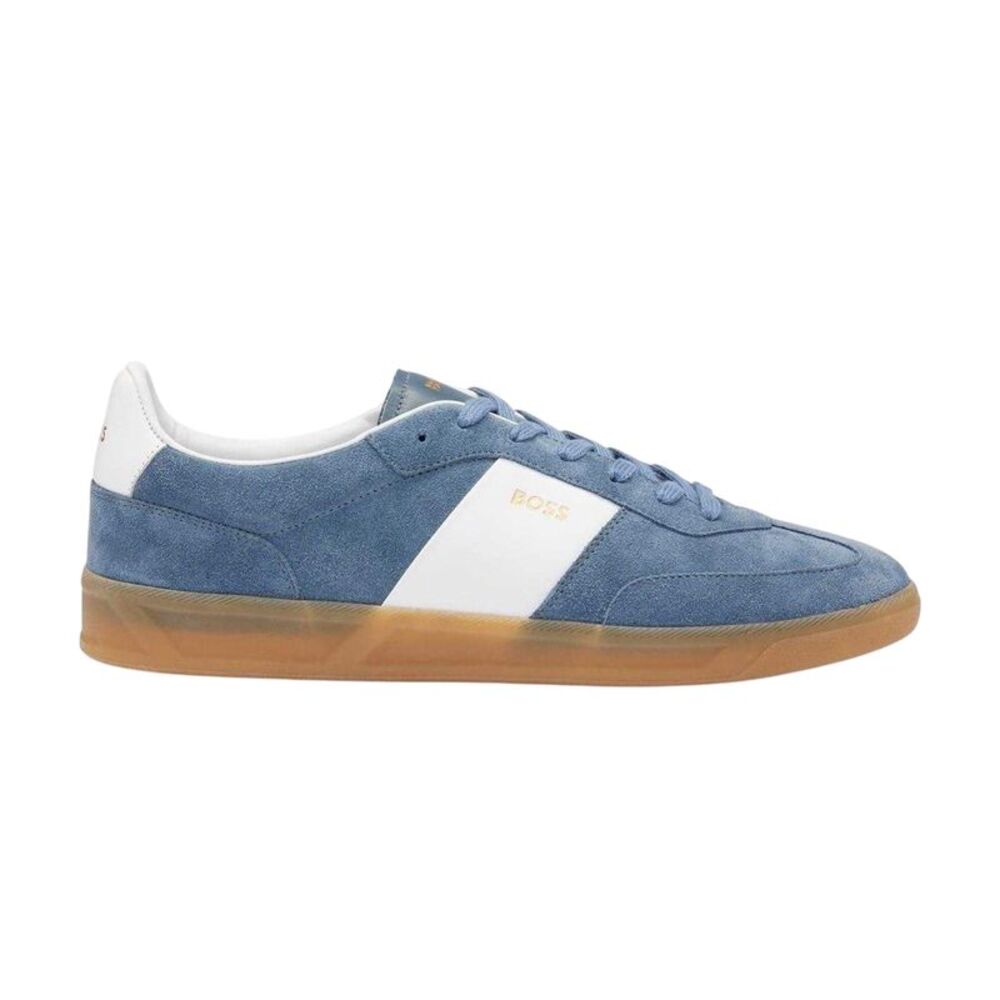 Boss Mens Brandon Suede Sneakers / Royal Blue